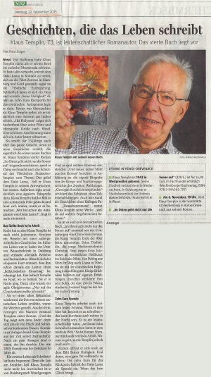 +++ Die NRZ berichtet über &quot;Im Osten geht nicht nur die Sonne auf&quot; von Klaus Templin